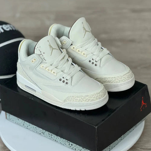 Jordan retro 3 black x travis scott
